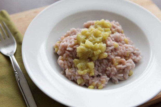 Rhabarber-Vanille-Risotto