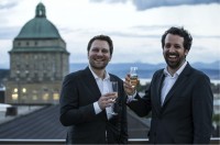Die Gewinner Yann Tissot und Simon Rivier von L.E.S.S.