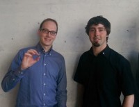 Thomas Fahrni und Samuel Welten (r.) von Bitsplitters
