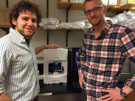 Yann Cotte und Manuel Fankhauser von Nanolive